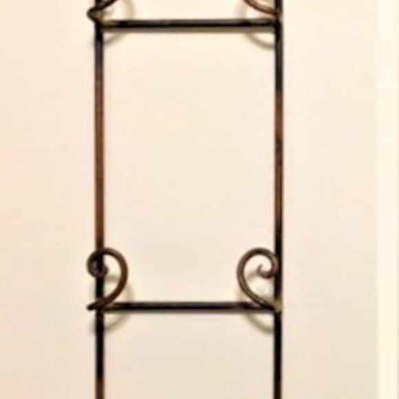 Wonderful wrought iron plate hangers Wall Decor Vertical Handmade Wrought Iron Plate Rack Poshmark